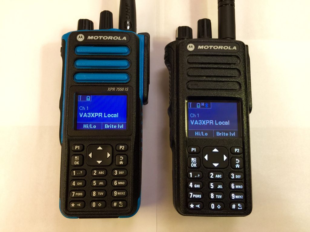 Motorola MOTOTRBO XPR 7550 IS intrinsically safe radio ham radio DMR