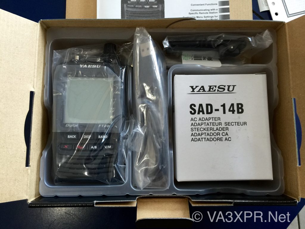Yaesu Fusion FT2DR box C4FM package VA3XPR dual-band digital