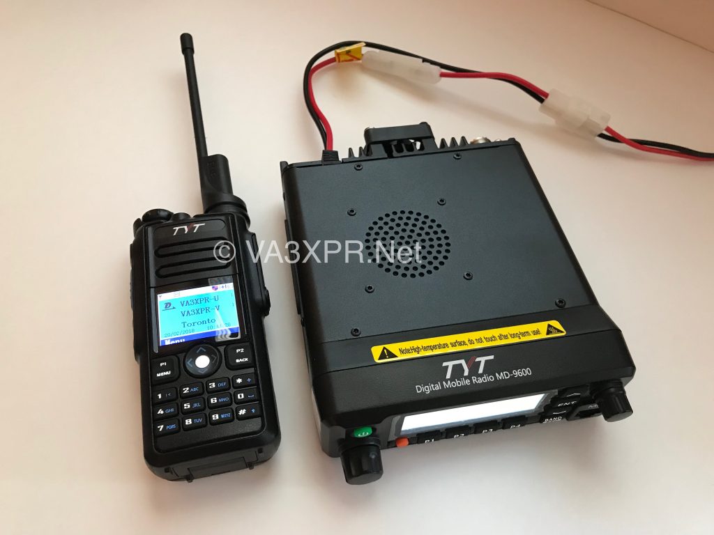TYT MD-9600 MD-2017 DMR dual band ham radio portable mobile