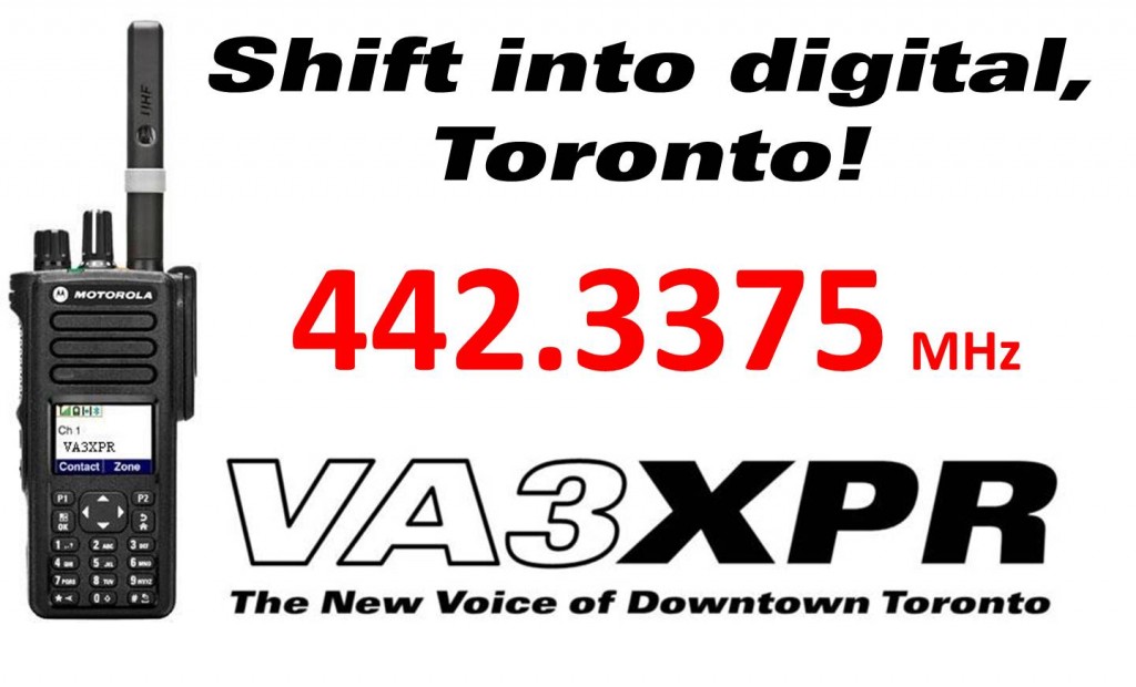 VA3XPR DMR MOTOTRBO Motorola amateur radio ham Toronto digital mobile