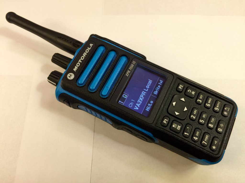 XPR7550 I.S. IS intrinsically safe MOTOTRBO radio ham amateur Motorola