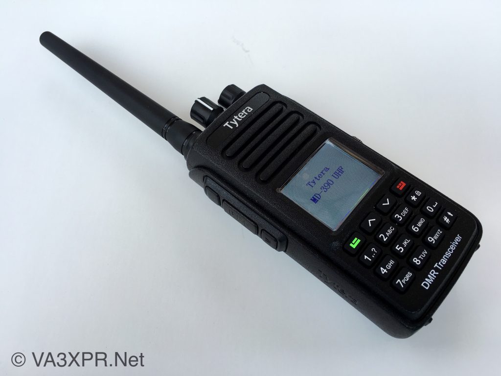 TYT Tytera MD-390 UHF portable radio walkie talkie ham radio VA3XPR