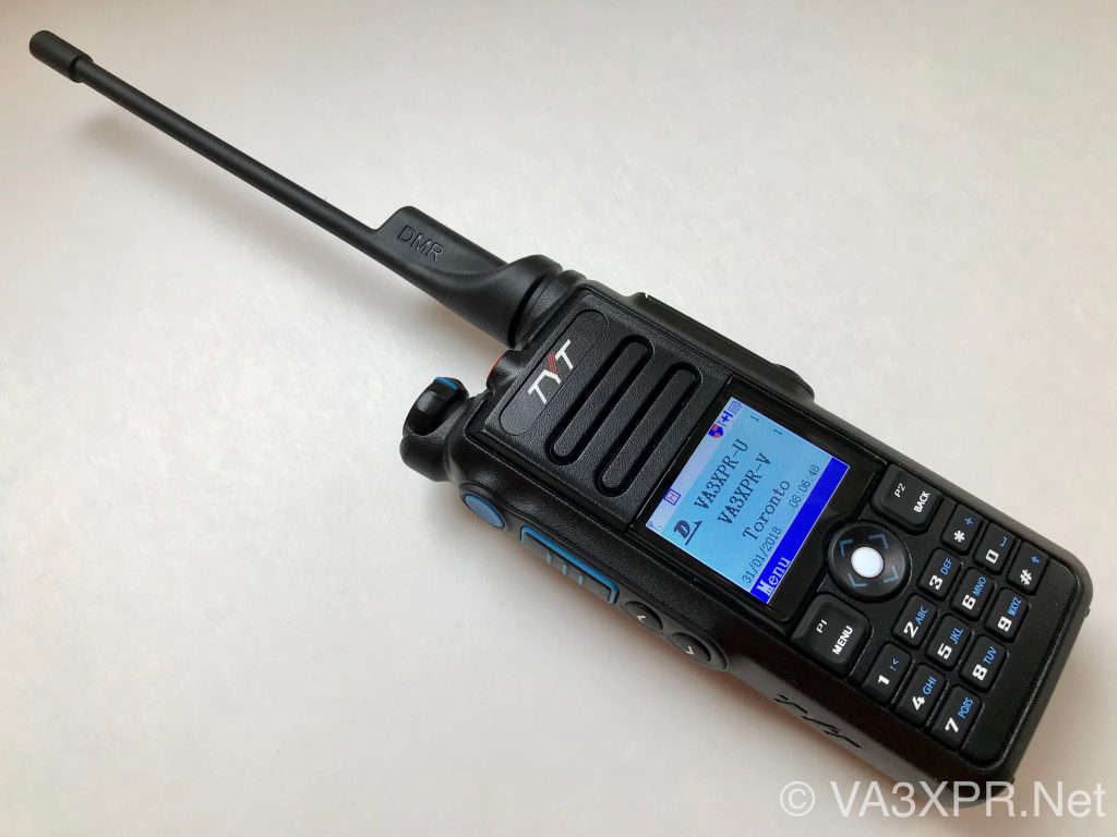 Tyera TYT dual band VHF UHF DMR portable radio