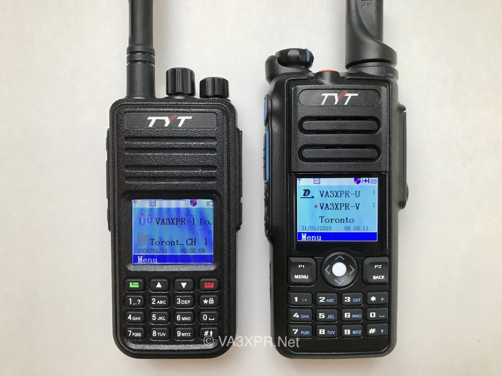 TYT MD-380 MD-2017 dual band VHF UHF portable radio DMR