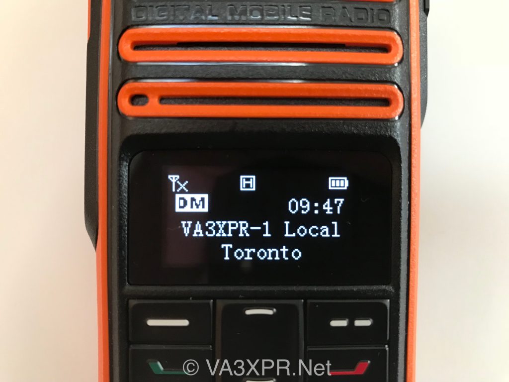 OLED display Hytera TD580 UHF DMR radio ham